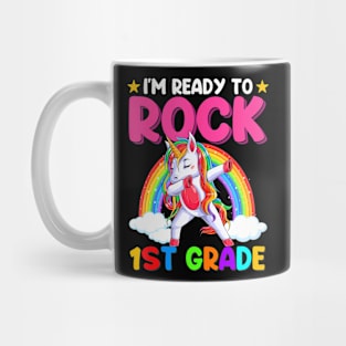 Im Ready To Rock 1St Grade Unicorn Back To School Mug